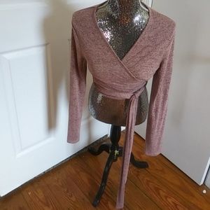 Adam Levine wrap around crop top